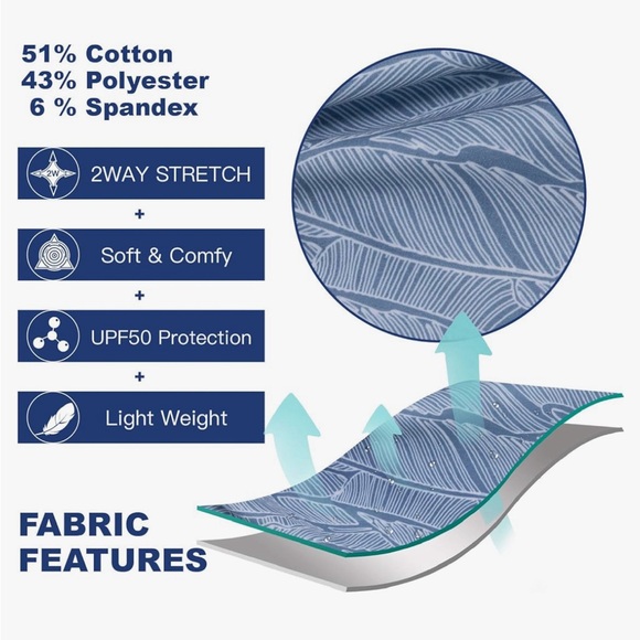 NWOT SURF CUZ Men's Vintage Cruzer Stretch Boardshort Chino Shorts blue leaf - Picture 12 of 16